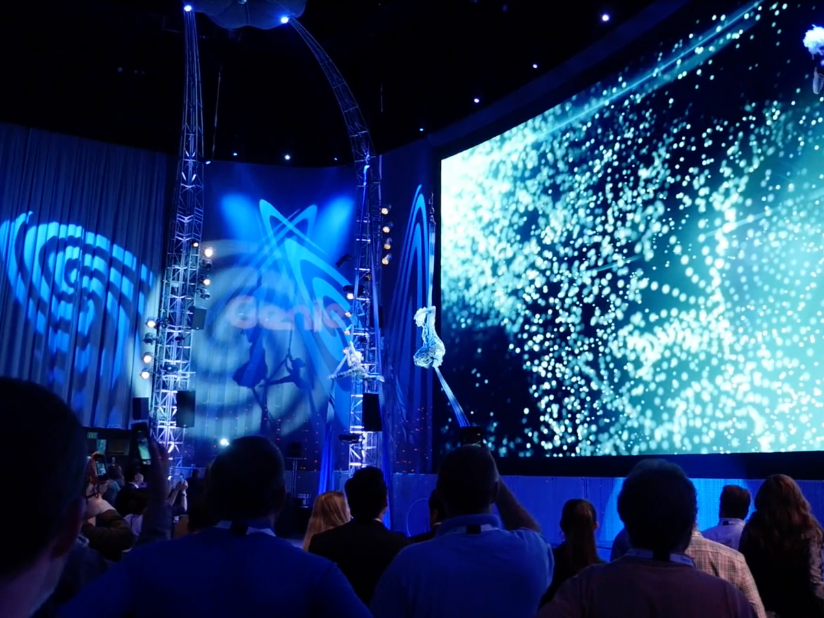Go2-Productions-LED-Wall-Genie-Gala What are the differences between Projection Mapping and LED Walls in Experiential Branding Events?