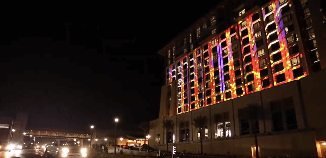Syquan Casino projection mapping - Go2Productions