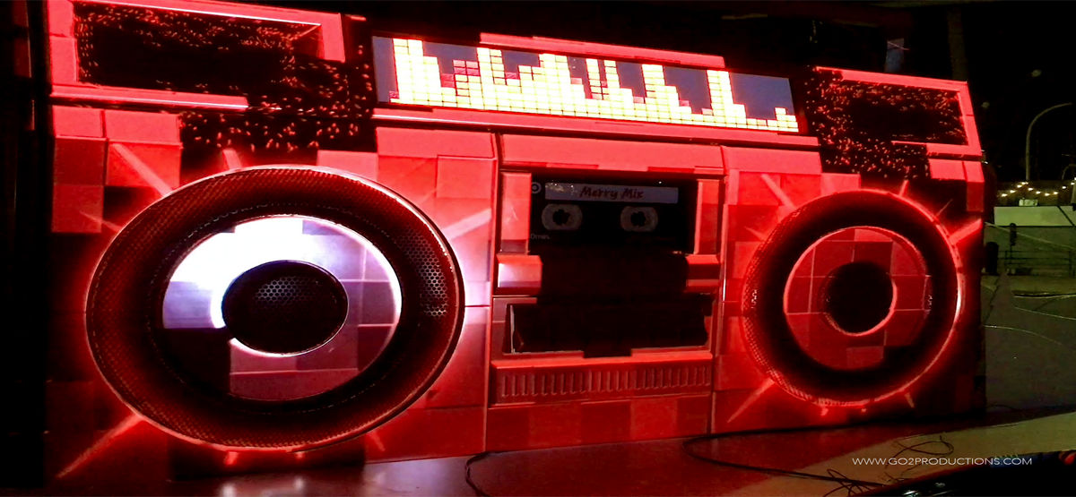 target djbooth projection mapping - Go2Productions