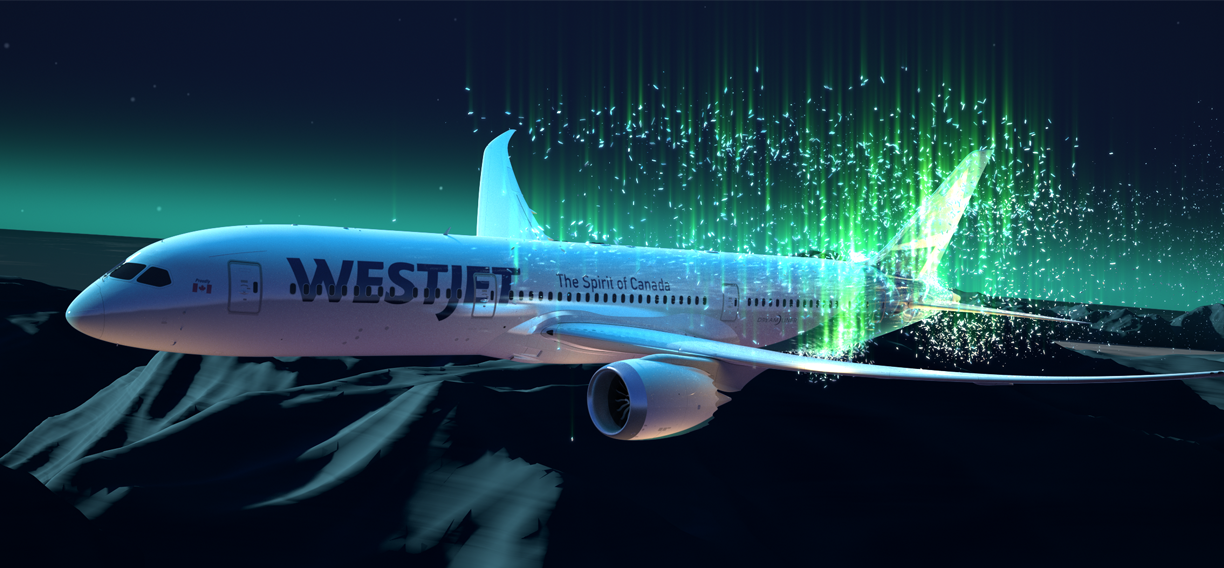 Westjet_Go2-Productions_projection-mapping_reveal WestJet Reveal